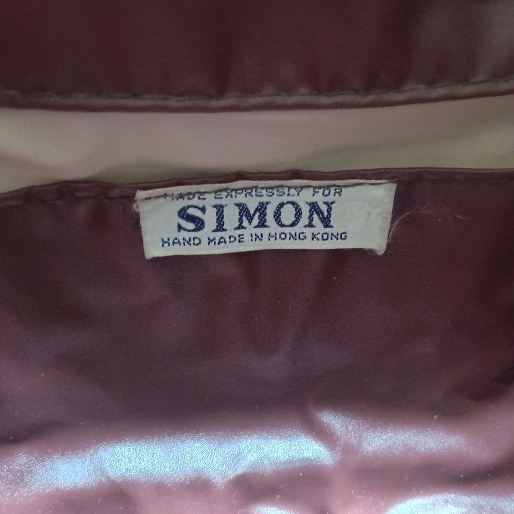 Elegant SIMON Woven Top-Handle Handbag Hand Made in Hong Kong - Picture 12 of 15